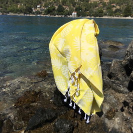 Mijölnir Toalla de playa fouta piña - Amarillo